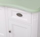 Mobilier baie Chic cu 4 usi si 2 sertare pentru chiuveta suprapusa de la Rustic Butique PS728 - Culoare Top_P092 - Culoare Corp_P004 - DUBLU COLOR