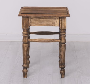 Scaun cu picioare strunjite de la Rustic Butique PS679 - Culoare_P064 - PERIAT ADANC