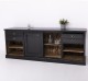 Mobilier de bar cu suport pentru pahare si sticle BAS de la Rustic Butique PS699BAS - Culoare Ext._P150 / Culoare Int._P064 - DUBLU COLOR