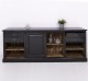 Mobilier de bar cu suport pentru pahare si sticle BAS de la Rustic Butique PS699BAS - Culoare Ext._P150 / Culoare Int._P064 - DUBLU COLOR