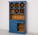 Mobilier de bar cu suport sticle-120 cm de la Rustic Butique PS697 - Culoare Ext._P045 / Culoare Int._P002 - DUBLU COLOR