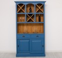 Mobilier de bar cu suport sticle-120 cm de la Rustic Butique PS697 - Culoare Ext._P045 / Culoare Int._P002 - DUBLU COLOR