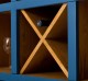 Mobilier de bar cu suport sticle-120 cm de la Rustic Butique PS697 - Culoare Ext._P045 / Culoare Int._P002 - DUBLU COLOR