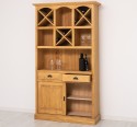 Mobilier de bar cu suport sticle-120 cm de la Rustic Butique PS697 - Culoare_P002 - CERUIT