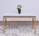 Masa cu blat stejar, dim. 140x70x78 de la Rustic Butique PS659 - Culoare Top_P080 - Culoare Corp_P001 - DUBLU COLOR