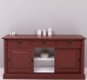 Bufet cu  3 usi glisante pline, 3 sertare, BAS de la Rustic Butique PS727BAS - Culoare Ext._P029 / Culoare Int._P004 - DUBLU COLOR