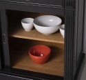 Bufet cu  3 usi glisante pline, 3 sertare, BAS de la Rustic Butique PS727BAS - Culoare Ext._P150 / Culoare Int._P002 - DUBLU COLOR
