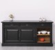 Bufet cu  3 usi glisante pline, 3 sertare, BAS de la Rustic Butique PS727BAS - Culoare Ext._P150 / Culoare Int._P002 - DUBLU COLOR