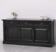 Bufet cu  3 usi glisante pline, 3 sertare, BAS de la Rustic Butique PS727BAS - Culoare Ext._P150 / Culoare Int._P002 - DUBLU COLOR