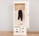 Dulap haine cu 3 sertare de la Rustic Butique PS690 - Culoare_P028++P025A - 2 STRATURI DE CULORI ANTICHIZAT