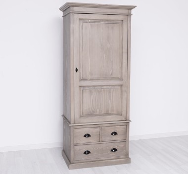 Dulap haine cu 3 sertare de la Rustic Butique PS690 - Culoare_P037 - PERIAT USOR