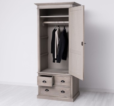 Dulap haine cu 3 sertare de la Rustic Butique PS690 - Culoare_P037 - PERIAT USOR