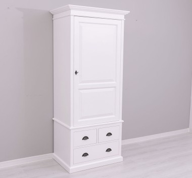 Dulap haine cu 3 sertare de la Rustic Butique PS690 - Culoare_P004 - VOPSIT