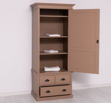 Dulap haine cu 3 sertare de la Rustic Butique PS690 - Culoare_P088 - VOPSIT