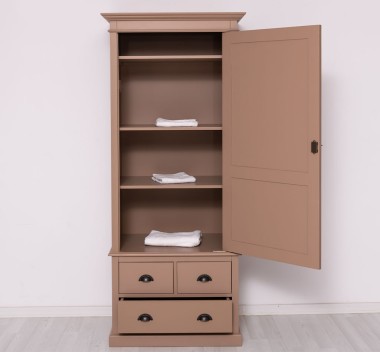 Dulap haine cu 3 sertare de la Rustic Butique PS690 - Culoare_P088 - VOPSIT