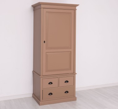 Dulap haine cu 3 sertare de la Rustic Butique PS690 - Culoare_P088 - VOPSIT