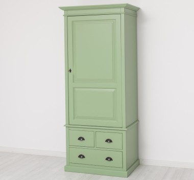 Dulap haine cu 3 sertare de la Rustic Butique PS690 - Culoare_P054 - VOPSIT