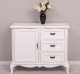 Comoda cu 1 usa si 3 sertare Chic, sertare pe sine soft close de la Rustic Butique PS645 - Culoare_P030++P004A - 2 STRATURI DE CULORI ANTICHIZAT
