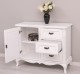 Comoda cu 1 usa si 3 sertare Chic, sertare pe sine soft close de la Rustic Butique PS645 - Culoare_P030++P004A - 2 STRATURI DE CULORI ANTICHIZAT