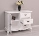 Comoda cu 1 usa si 3 sertare Chic, sertare pe sine soft close de la Rustic Butique PS645 - Culoare_P030++P004A - 2 STRATURI DE CULORI ANTICHIZAT
