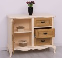Comoda cu 1 usa si 3 sertare Chic, sertare pe sine soft close de la Rustic Butique PS645 - Culoare Corp_P025 - Culoare Usi si Sertare_P002 - DUBLU COLOR