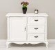 Comoda cu 1 usa si 3 sertare Chic, sertare pe sine soft close de la Rustic Butique PS645 - Culoare_P086++P039A - 2 STRATURI DE CULORI ANTICHIZAT