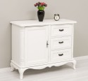 Comoda cu 1 usa si 3 sertare Chic, sertare pe sine soft close de la Rustic Butique PS645 - Culoare_P086++P039A - 2 STRATURI DE CULORI ANTICHIZAT