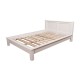 Pat cu tablie 160x200cm de la Rustic Butique PS613 - Culoare_P015A - VOPSIT ANTICHIZAT