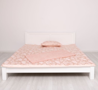 Pat cu tablie 160x200cm de la Rustic Butique PS613 - Culoare_P004 - VOPSIT