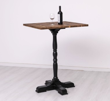 Masa de bar 110cm de la Rustic Butique PS674 - Culoare Top_P064 - Culoare Corp_P003 - DUBLU COLOR