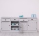 Bufet cu 4 usi, 4 sertare, BAS de la Rustic Butique PS602BAS - Culoare_P010 - VOPSIT