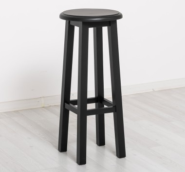 Scaun de bar cu blat rotund de la Rustic Butique PS625 - Culoare_P003 - VOPSIT
