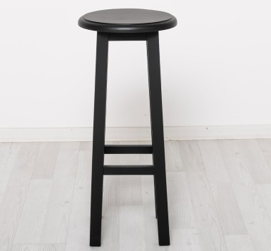 Scaun de bar cu blat rotund de la Rustic Butique PS625 - Culoare_P003 - VOPSIT