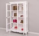 Vitrina cu 2 usi Chic de la Rustic Butique PS653 - Culoare_P030++P004A - 2 STRATURI DE CULORI ANTICHIZAT
