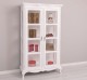 Vitrina cu 2 usi Chic de la Rustic Butique PS653 - Culoare_P030++P004A - 2 STRATURI DE CULORI ANTICHIZAT