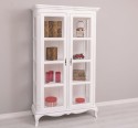 Vitrina cu 2 usi Chic de la Rustic Butique PS653 - Culoare_P030++P004A - 2 STRATURI DE CULORI ANTICHIZAT
