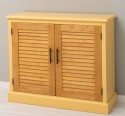 Bufet cu 2 usi, Colectia Shutter de la Rustic Butique PS568 - Culoare Corp_P050 - Culoare Sertare_P002 - DUBLU COLOR