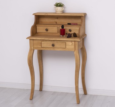 Birou Bonheur Du Jour cu 3 sertare de la Rustic Butique PS554 - Culoare_P093 - CERUIT