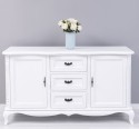 Comoda cu 2 usi si 3 sertare Chic, sertare pe sine soft close de la Rustic Butique PS648 - Culoare_P030++P004A - 2 STRATURI DE CULORI ANTICHIZAT