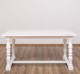 Masa monasterial cu picioare strunjite 180x90cm de la Rustic Butique PS581 - Culoare Top_P080 - Culoare Corp_P029++P004A - TRIPLU COLOR