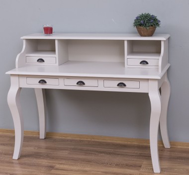 Birou cu picioare curbate de la Rustic Butique PS580 - Culoare_P024A - VOPSIT ANTICHIZAT