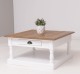 Masa cafea cu 1 sertar de la Rustic Butique PS583 - Culoare Top_P001 - Culoare Corp_P029++P004A - TRIPLU COLOR