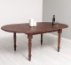 Masa ovala extensibila 180/220cm, blat stejar de la Rustic Butique PS524 - Culoare_P081 - LACUIT & VOPSIT