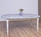 Masa ovala extensibila 210/250cm de la Rustic Butique PS524 - Culoare Top_P065 - Culoare Corp_P015A - DUBLU COLOR