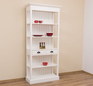 Raft cu 2 sertare, 3 polite de la Rustic Butique PS516 - Culoare_P039A - VOPSIT ANTICHIZAT