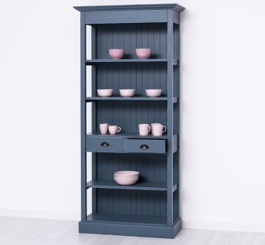 Raft cu 2 sertare, 3 polite de la Rustic Butique PS516 - Culoare_P051A - VOPSIT ANTICHIZAT