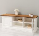 Comoda 2 usi si rafturi deschise de la Rustic Butique PS494 - Culoare Top_P064 - Culoare Corp_P039 - DUBLU COLOR