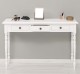Consola cu picioare strunjite, 3 sertare de la Rustic Butique PS496 - Culoare_P004 - VOPSIT