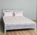 Pat cu tablie 140x200cm de la Rustic Butique PS541 - Culoare_P065 - PERIAT ADANC