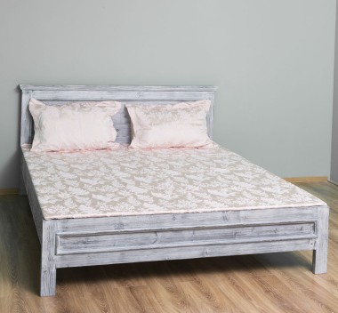 Pat cu tablie 140x200cm de la Rustic Butique PS541 - Culoare_P065 - PERIAT ADANC